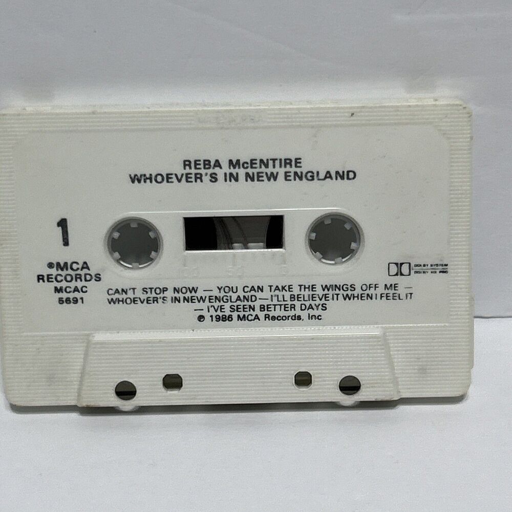 Set of 3 Reba McEntire Whoever's in New England Cassette Tapes Country - Picture 8 of 9